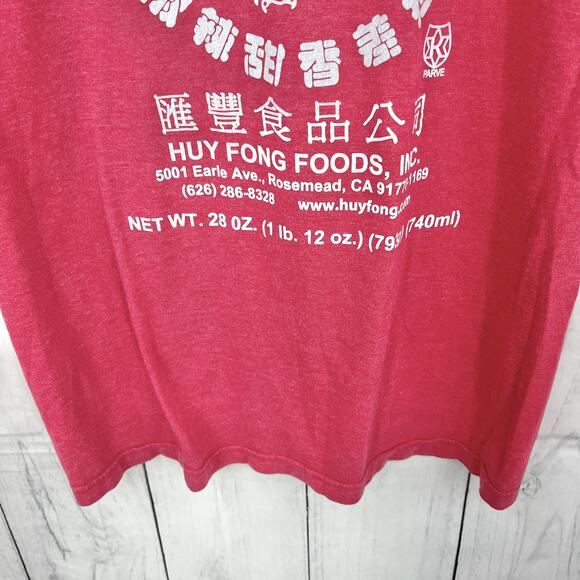 Ripple Junction MEDIUM Sriracha Hot Sauce Tee Shirt T-Shirt Red Short Sleeve - Picture 6 of 8